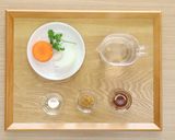 介護食　人参のコンソメスープ　美肌に作り方1写真