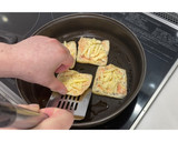 チーズ明太マヨのおあげ焼き★動画あり★作り方7写真