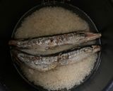 炊飯器で簡単秋刀魚の炊き込みご飯作り方2写真