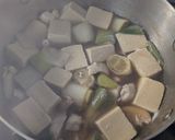 長ねぎと鶏もも肉と凍み豆腐のお雑煮作り方7写真