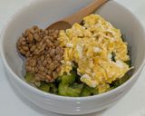 ゴーヤの炒り卵と納豆和え作り方6写真