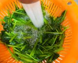 ほうれん草の茎、大量消費！中華おひたし作り方3写真