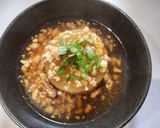 やわらか大根の鶏ひき肉あんかけ作り方7写真
