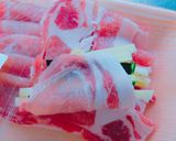 ＊ズッキーニの豚肉巻き濃厚チーズソース＊作り方2写真