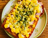 朝食ランチ♡ベーコンエッグチーズトースト作り方10写真