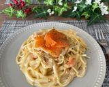 スモークサーモンのクリームパスタ作り方6写真
