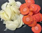 簡易な野菜のトマトスープ作り方1写真
