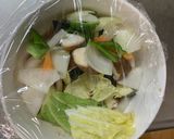 肉無チクワ簡単ステーキタレ味野菜炒め作り方11写真