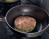 セルクル使って麦チョコホットケーキ作り方3写真