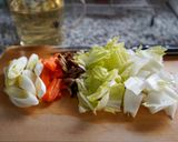 冬野菜と豚肉のにゅうめん作り方2写真