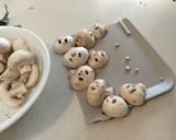 トルティーヤでハロウィンのガイコツピザ作り方3写真