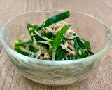 にらともやしの鮭缶炒め【ここから栄養士】作り方3写真
