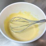 フライパン de HM豆乳りんごケーキ作り方1写真