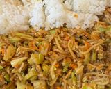 焼きそばをリメイクしてそば飯作り方4写真
