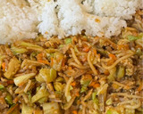 焼きそばをリメイクしてそば飯作り方4写真