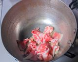 キャベツたっぷりピリ辛豚うどん作り方3写真