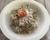 ブロッコリースプラウトと釜揚げしらすの丼作り方5写真