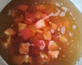 ツナとトマトの中華スープごはん作り方3写真
