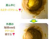 マグ]ω`*）★カスタード珈琲蒸しパン♪作り方10写真