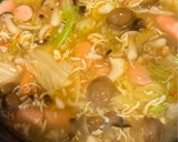 簡単・白菜としめじとカニ缶の中華あんかけ作り方5写真