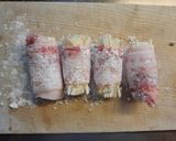 お弁当にも♪えのきの味噌バター豚肉巻き作り方3写真
