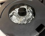 葉野菜ときのことチーズのアルミ焼き作り方9写真