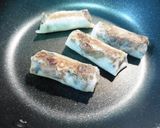 麻婆なすの焼き春巻き作り方7写真