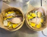 減塩介護食 タラと春キャベツのせいろ蒸し作り方6写真