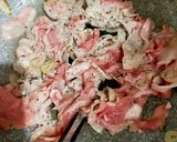 豚肉とエリンギのガリバタ醤油炒め作り方2写真