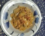 ブリと白菜のトマトクリームスパゲッティ作り方15写真