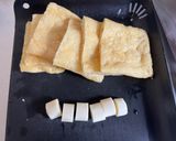 さつまいもチーズの芋もち巾着作り方4写真