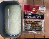 キャンプ飯！メスティンで簡単山菜醤油ご飯作り方1写真