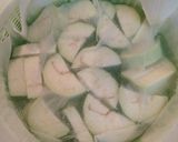 紅茶香る☘︎なすとキウイの冷たいスープ作り方2写真