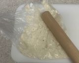 カニカマとごろごろ長芋のお焼き作り方1写真