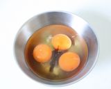 クセが無くトロッと【夕顔とエビのとろみスープ】作り方3写真