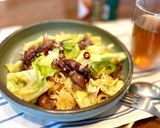 【旬×旬】春キャベツとホタルイカのパスタ作り方6写真