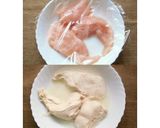 キャベツと鶏胸肉のモリモリおかずサラダ作り方1写真
