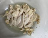 ささみとブロッコリーの塩昆布ドレッシング作り方1写真