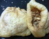 舞茸とツナの洋風巾着煮作り方3写真