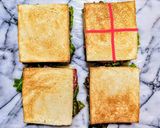 夏休み簡単昼食ローストビーフサンドイッチ作り方3写真