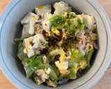 豆腐とツナの卵とじ丼⭐︎レンジで⭐︎包丁不要作り方6写真