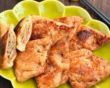 甘辛おあげで病みつき♪油揚げのネギおかか詰め焼き作り方7写真