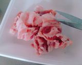 *ズッキーニと豚肉の甘辛コチュジャン煮*作り方2写真