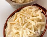 簡単♪鶏肉とエリンギの豆乳味噌グラタン作り方6写真