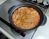 白菜のミルフィーユトマトチーズ鍋作り方3写真