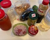 簡単 サバ缶とナスとピーマンの謎中華作り方1写真