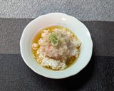加賀料理アレンジ！加賀れんこんの蓮蒸し風茶漬け作り方5写真