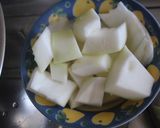 生かんぴょうの煮物　冷製作り方1写真