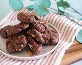 チョコとアーモンドの米粉ロッククッキー作り方8写真