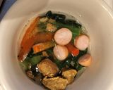 レンジで簡単! カレールーでカレースープ作り方3写真